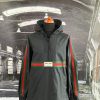 GUCCI COATED COTTON WINDBREAKER ANORAK