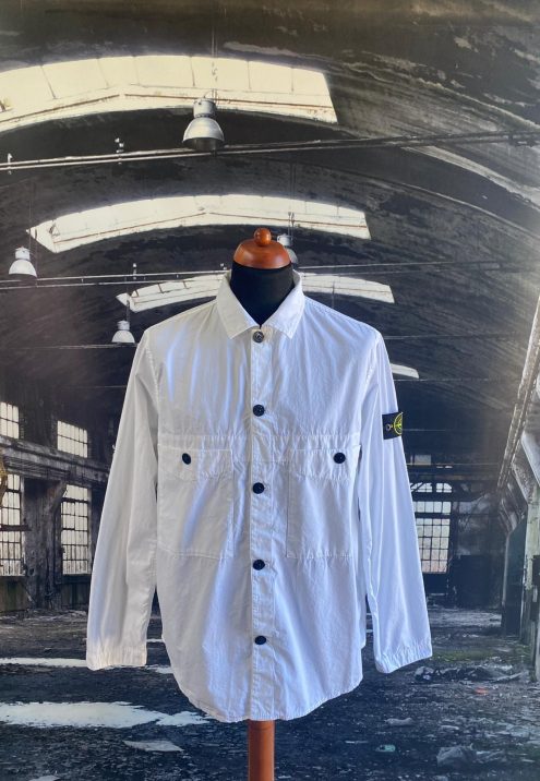 stone island old overshirt