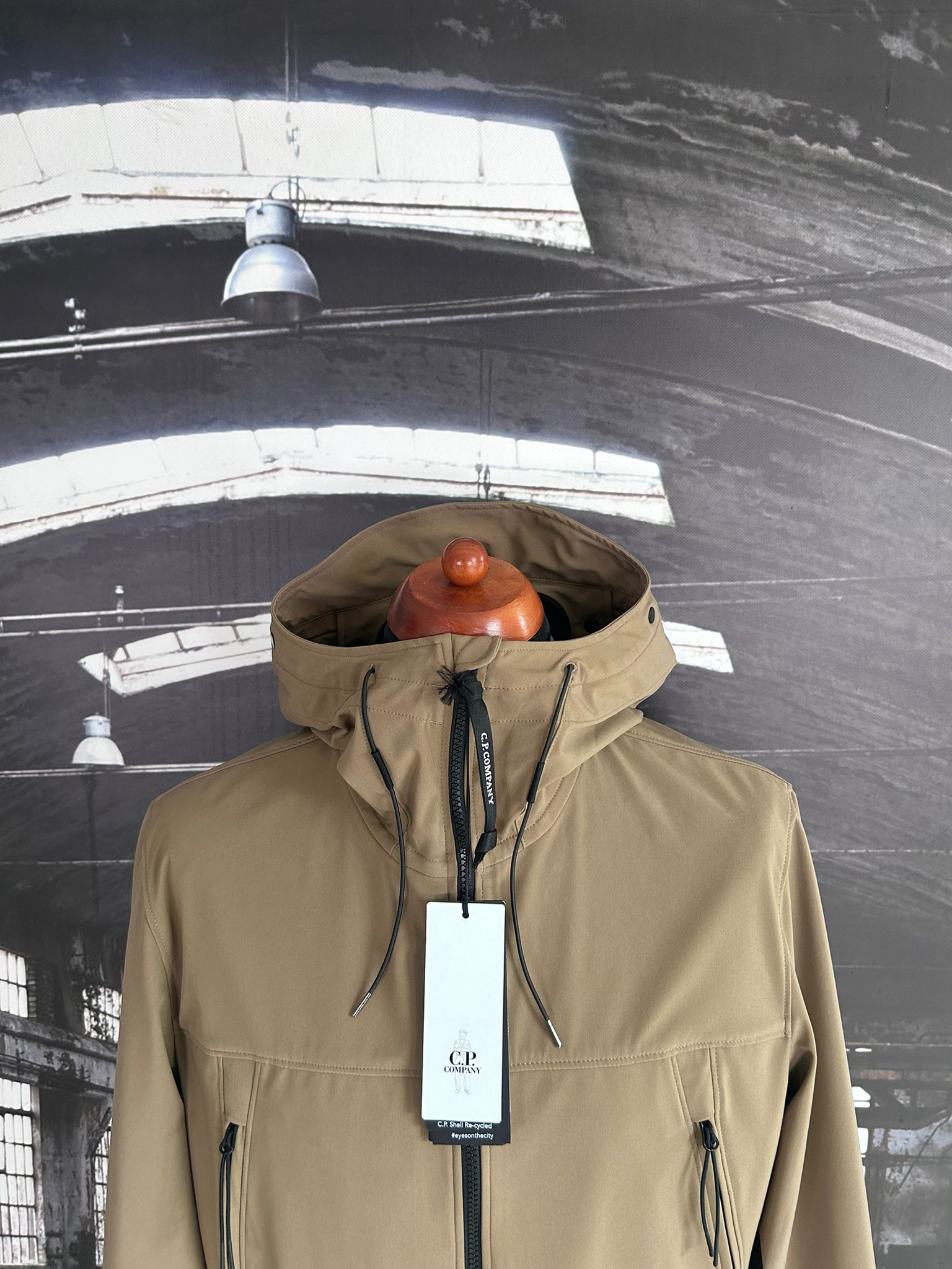 Cp company outlet soft shell khaki