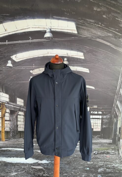 STONE ISLAND LIGHT SOFT SHELL R_DYE TECHNOLOGY IN RECYCLED POLYESTER