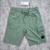 C.P. COMPANY COTTON LENS CARGO SHORTS