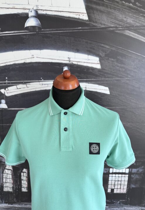 stone island slim fit polo shirt