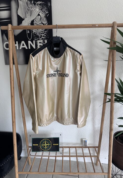 stone island reflective anorak