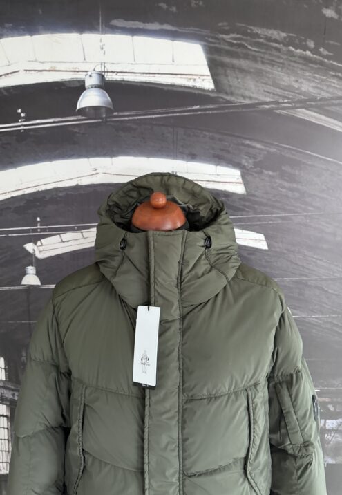 c.p. company nycra r down lens parka